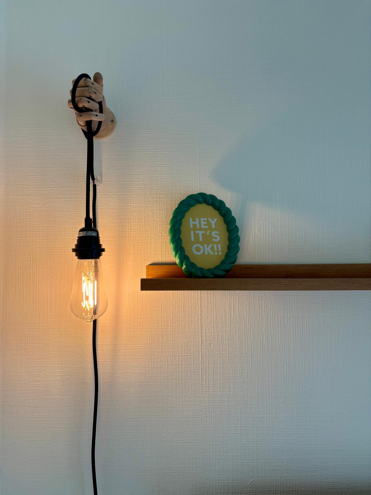 Sfeervolle verlichting in het kustappartement Studio Zee